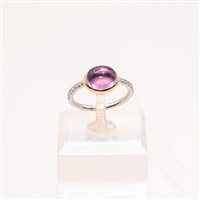 Anello Mimi Donna in Oro bianco Diamante 0.10 Ct A298C8AB - A298C8AB-VS-16